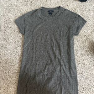 Banana Republic 100% Cashmere Midi Dress – Gray – Size Large